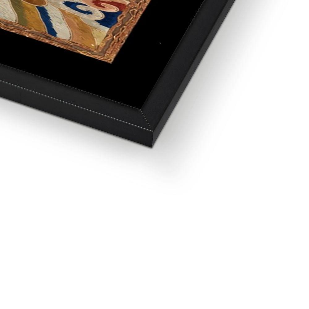 Qing Dynasty Silk Embroidery Design | Framed Print