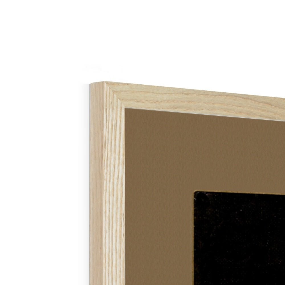 Rahula and His Assembly | Tibetan Buddhist Dharma Protector | Vajrayana Mahayana Meditation Bodhisattva Vintage Framed Art Print