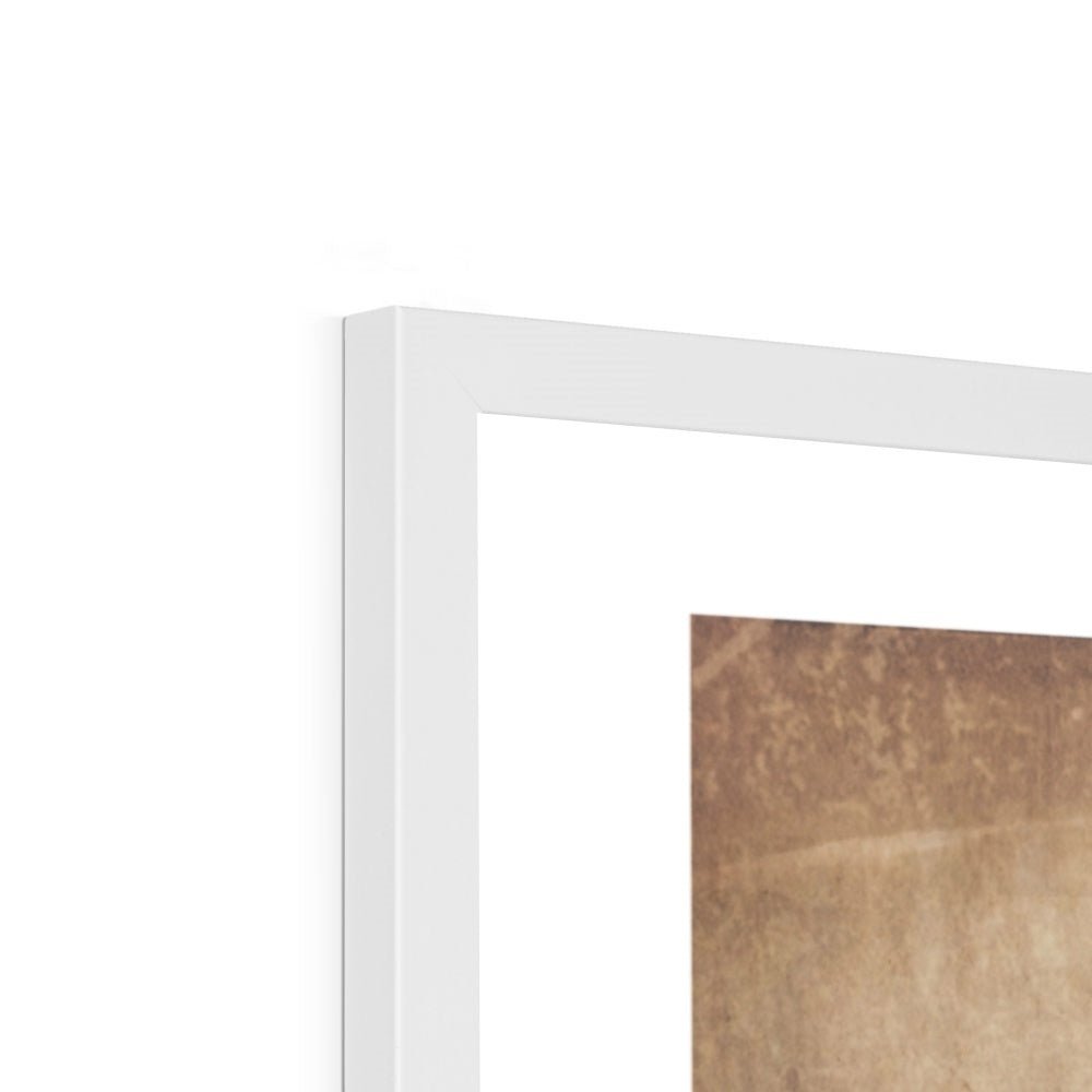 Rare Vintage Korean Minhwa Tiger and Magpie | Classic Mythology Folklore Painting | Cat Lover Home Boho Decor | Cute Kawaii Framed Art Print