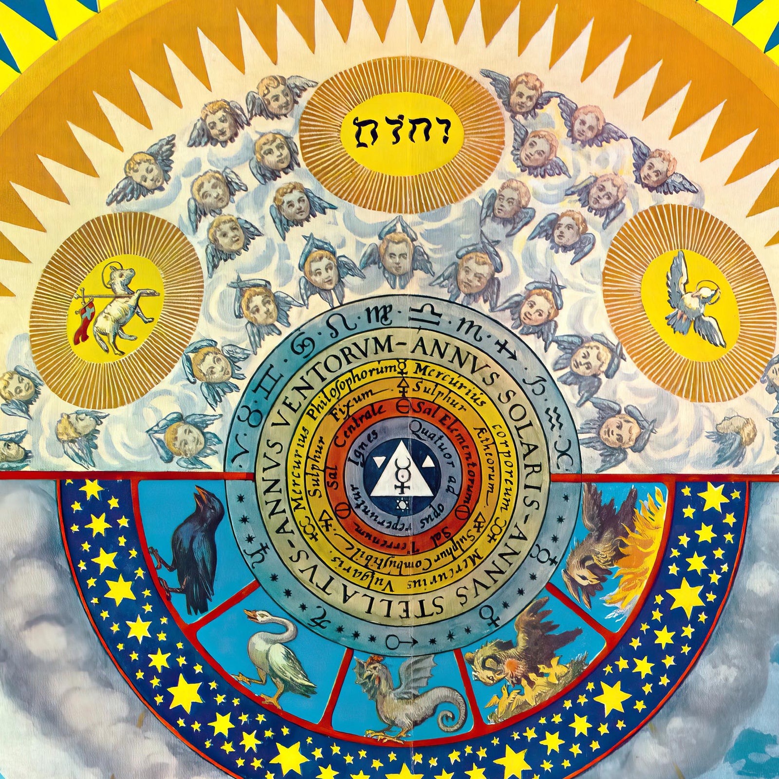 The Grand Alchemical Formula | Alchemy, Astrology, Mysticism, Spiritual Transformation & Enlightenment Graphic Art T-Shirt