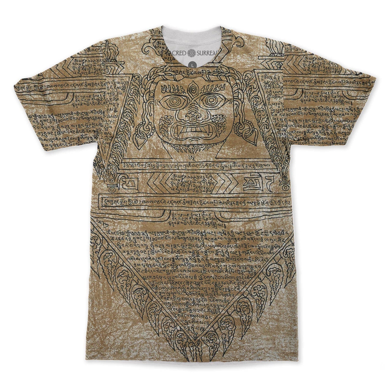 The Magical Figure, Phurbu | Tibetan Buddhist Ritual Spiritual Dagger | Antique Graphic Art T-Shirt