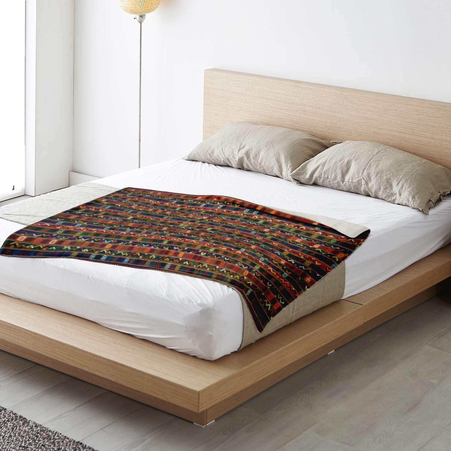 TRADITIONAL KIRA DESIGN, BHUTAN | Sherpa Fleece Blanket