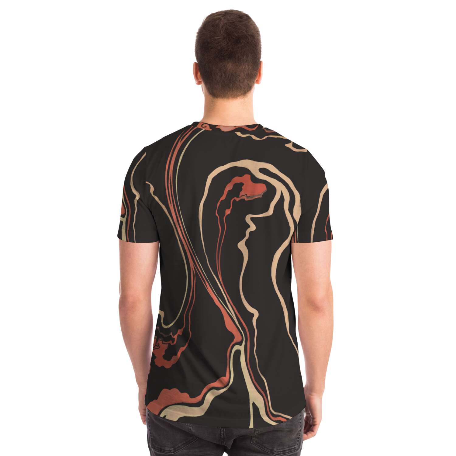 Usui Matagorô Kills a Giant Ape in the Hida Mountains Ukyo-e Samurai Vintage Ronin Japanese Fine Art T-Shirt