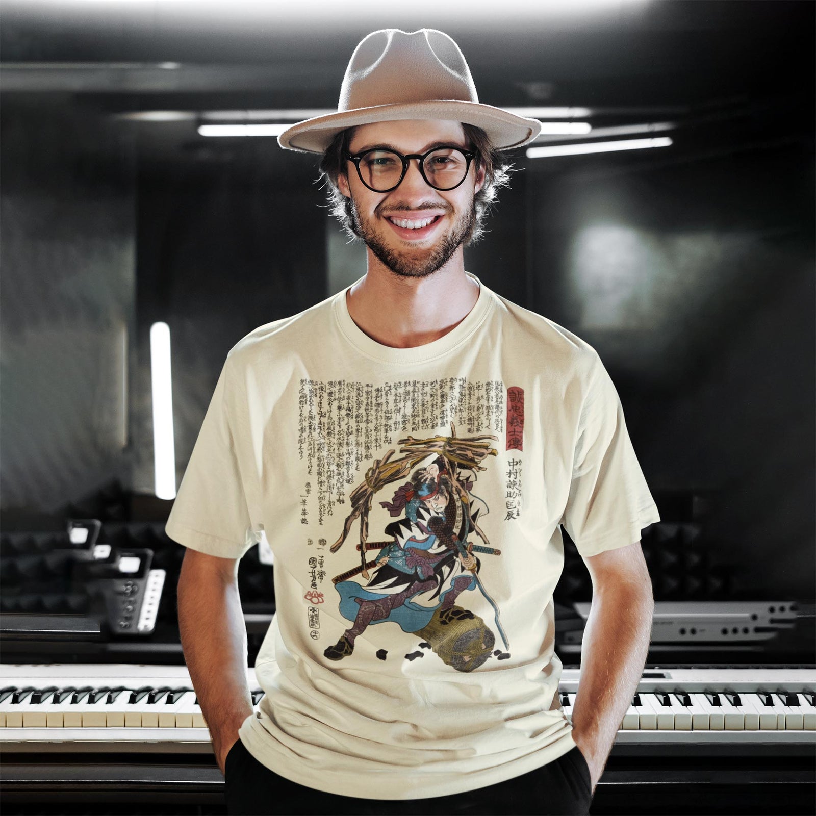 Utagawa Kuniyoshi, The 47 Ronin, Japanese Edo Ukyi-e Mythology, Samurai Warrior Ronin Martial Arts Graphic Art T-Shirt