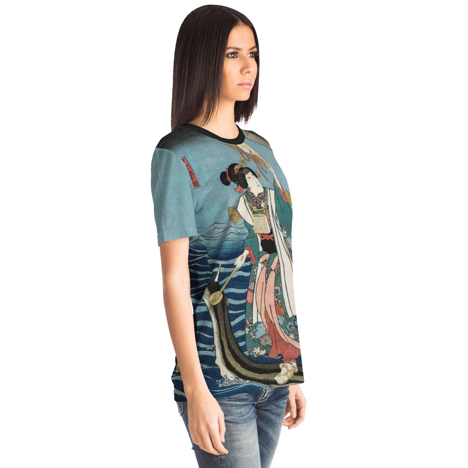 Utagawa Kuniyoshi: The Heroic Tales of Jiraiya Antique Ukiyo-e Japanese Clothing Graphic Art T-Shirt Tee Vintage T Shirt