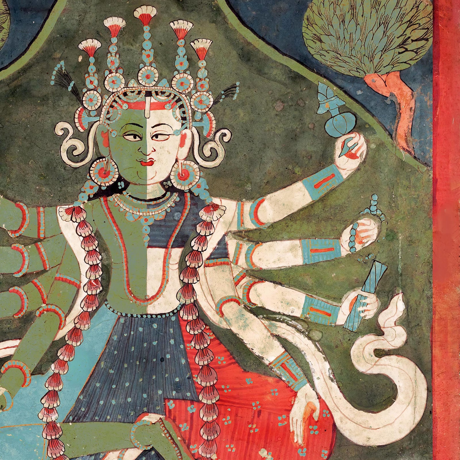 Vaikuntha-Kamalaja | Non-Binary, Gay, Transgender, Queer-Friendly 18th Century Indian Nepalese Deity Fine Art Print