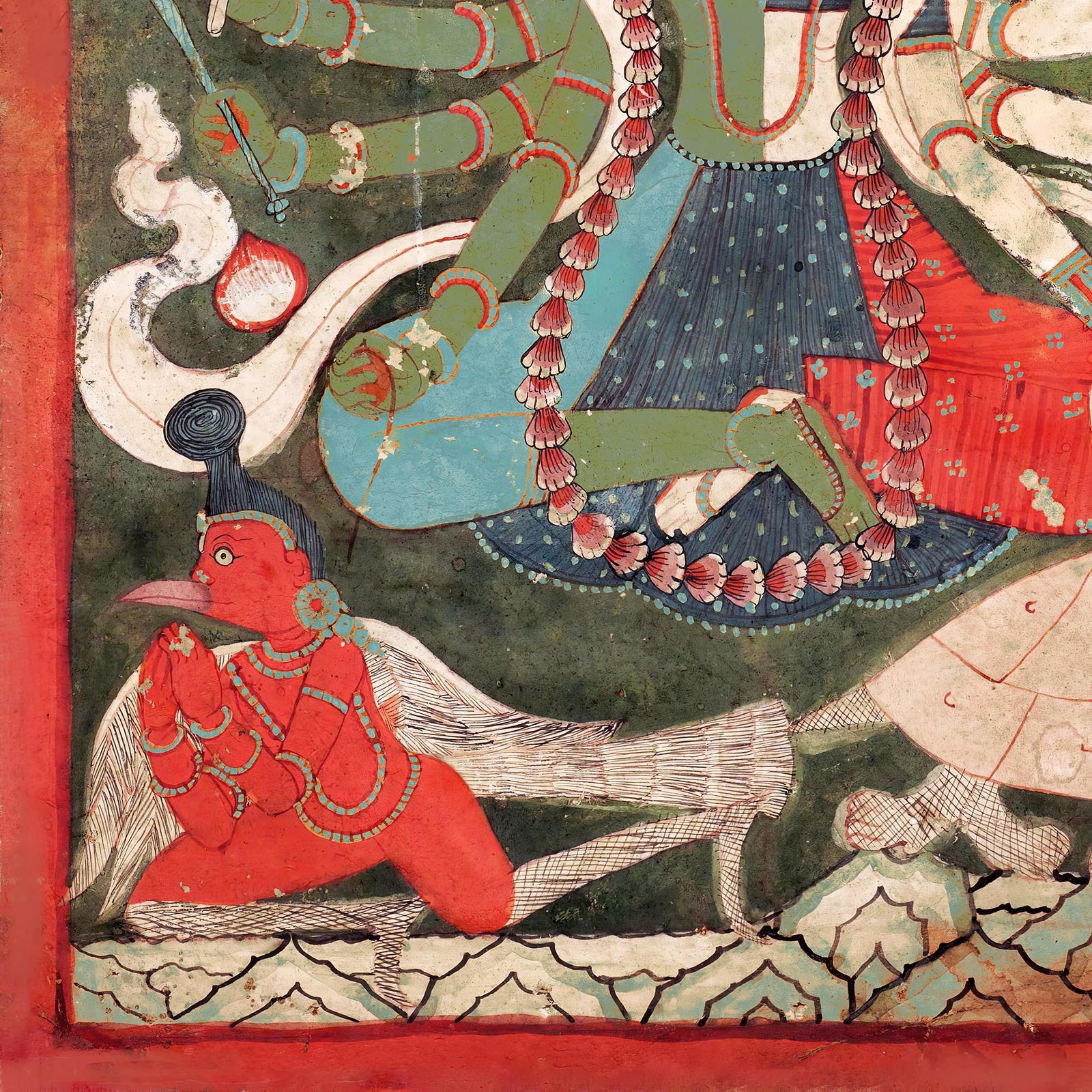 Vaikuntha-Kamalaja | Non-Binary, Gay, Transgender, Queer-Friendly 18th Century Indian Nepalese Deity Fine Art Print