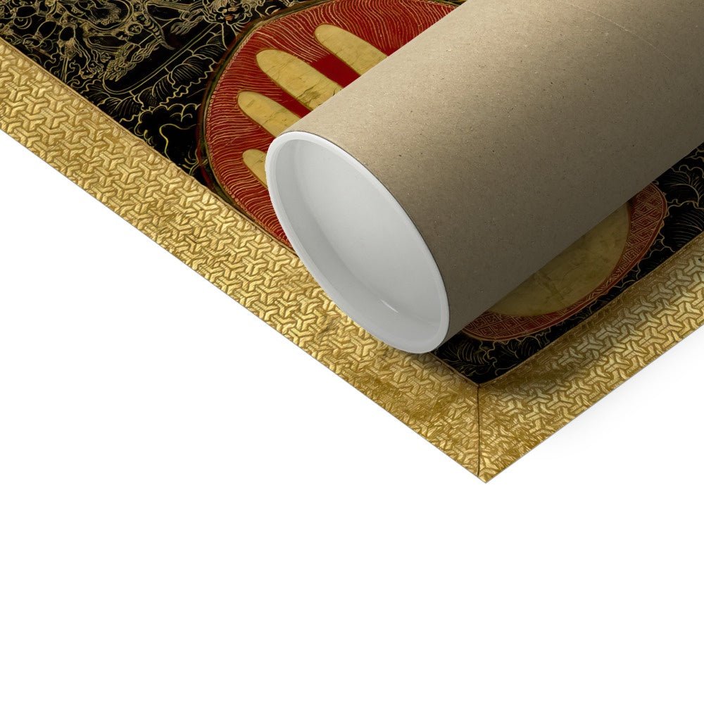 Vajrabhairava & Vajravetali Erotic Divine Union | Sacred Sexuality, Tantra Spiritual Healing | Soulmate Tibetan Thangka Fine Art Print