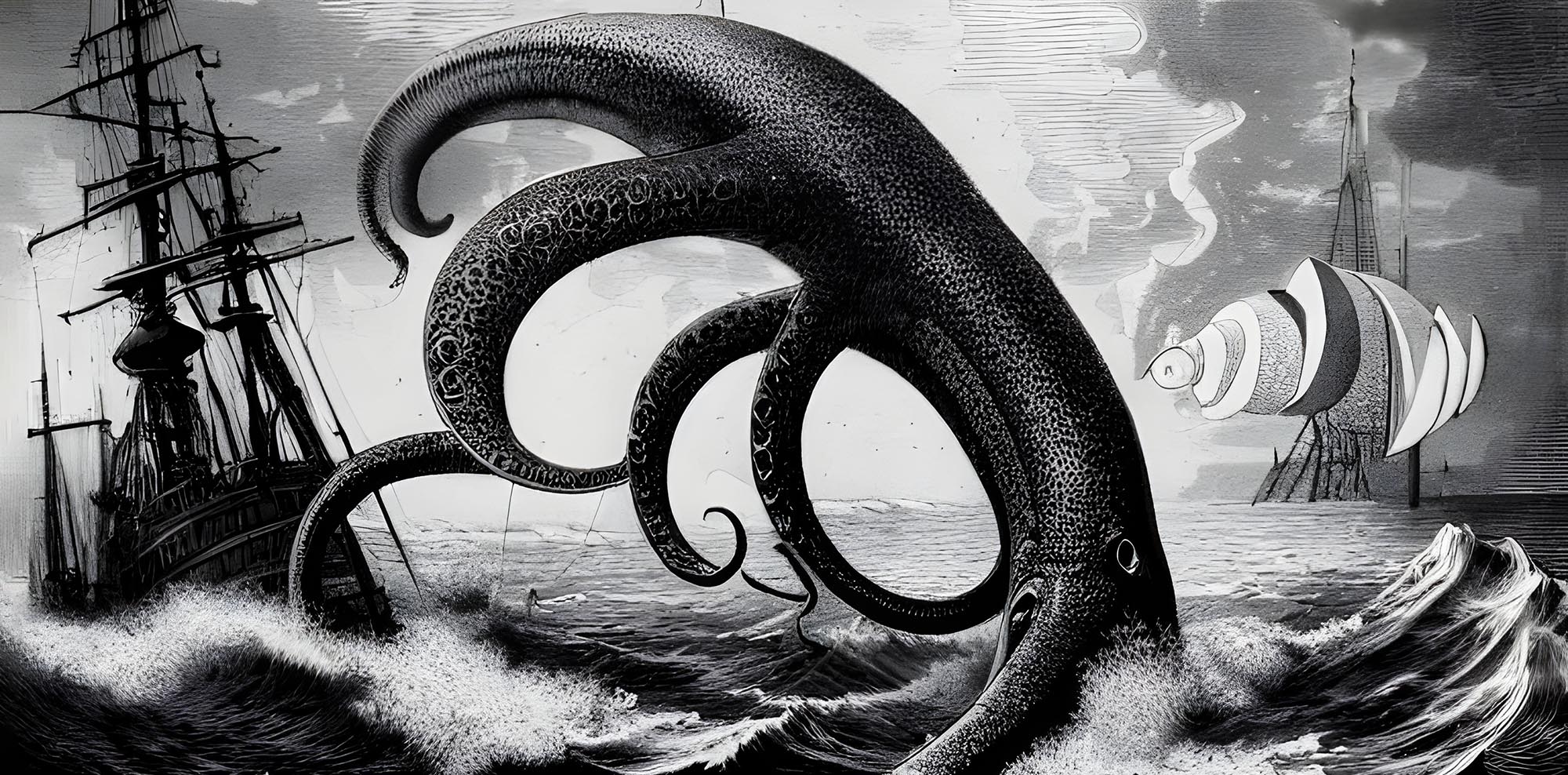 Viking Mythology Meets Reality: Loki's Sea Monster, Known as the Kraken - Sacred Surreal