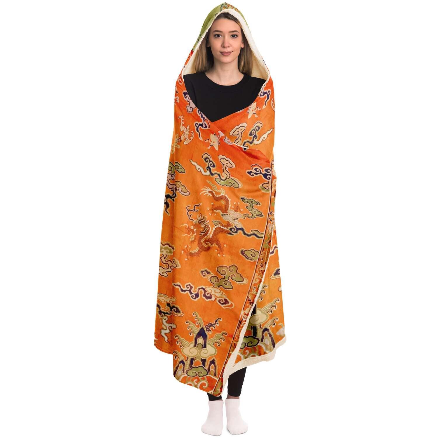 18th Century Taoist Altar Hooded Blanket