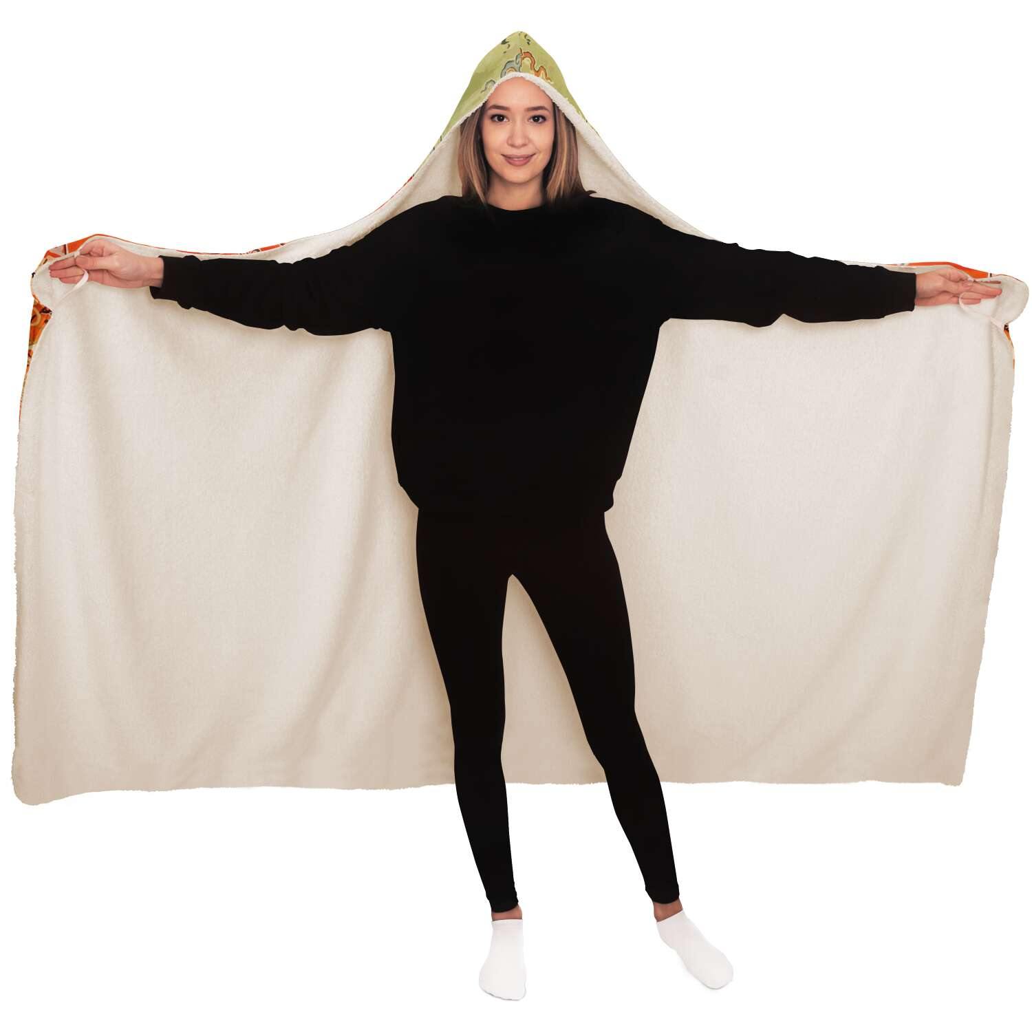 18th Century Taoist Altar Hooded Blanket