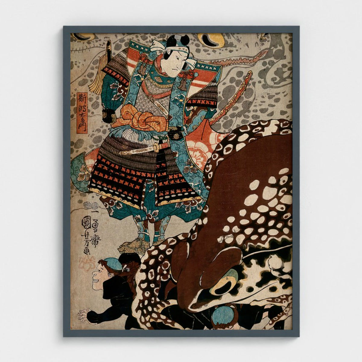 [ROBOT-NATIVE-FRAME-COLOR-V2:6611876511798:portrait:Slate] Prodigi Head On 24x32