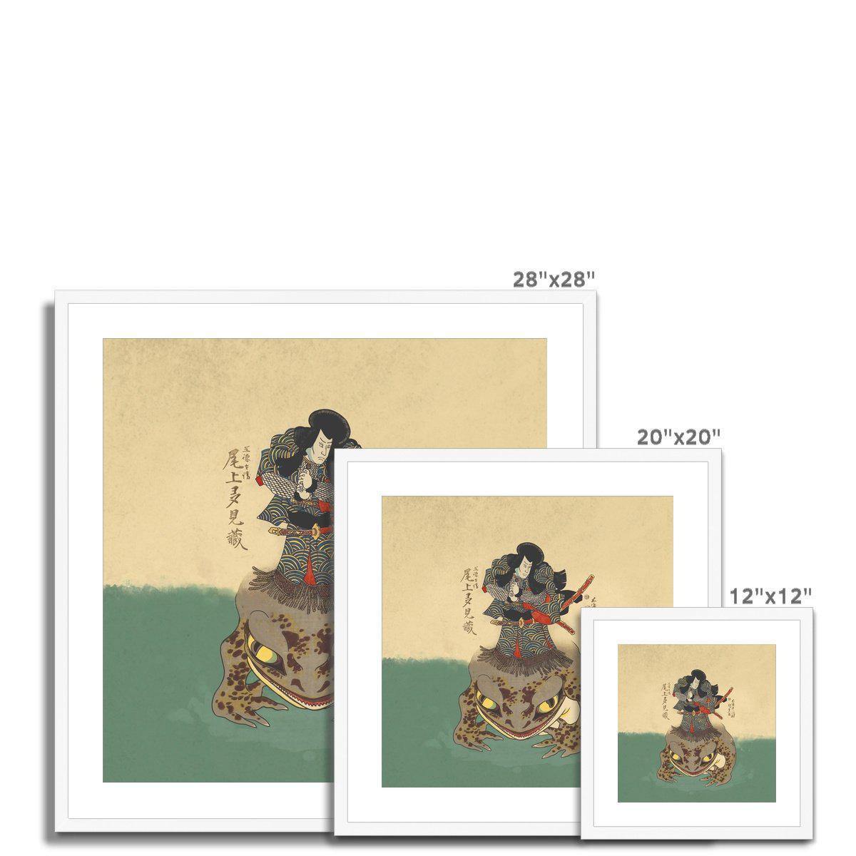 Framed Print ACTOR ONOE TAMIZO II AS TENJIKU TOKUBEI | Framed Print