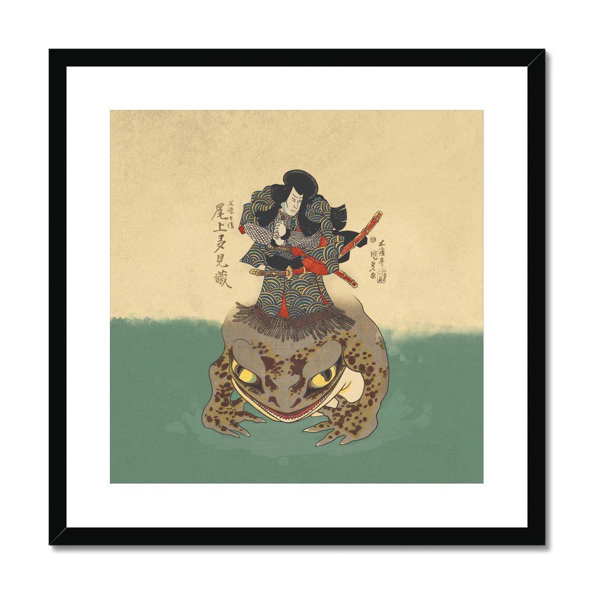 ACTOR ONOE TAMIZO II AS TENJIKU TOKUBEI | Framed Print