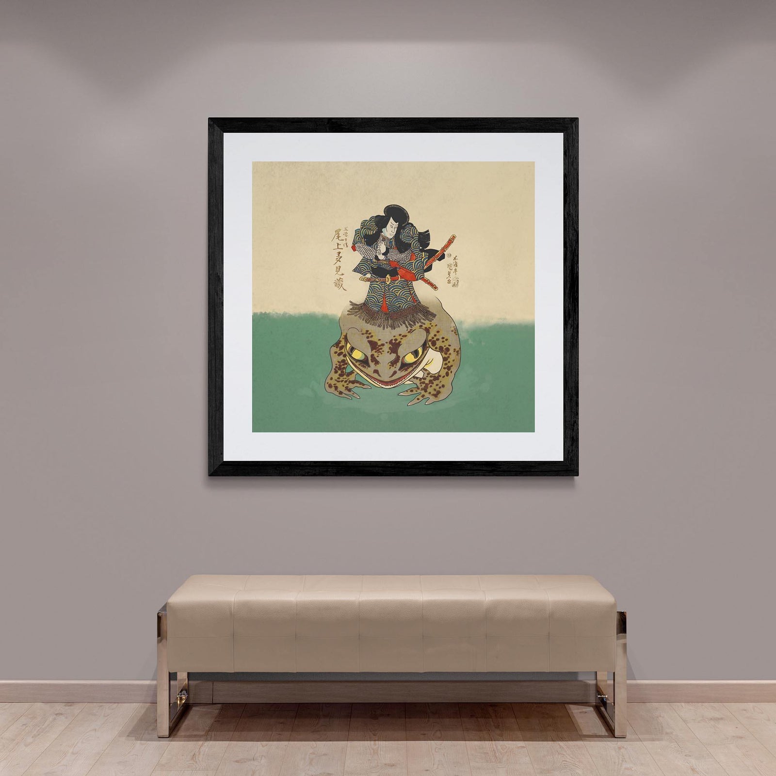ACTOR ONOE TAMIZO II AS TENJIKU TOKUBEI | Framed Print