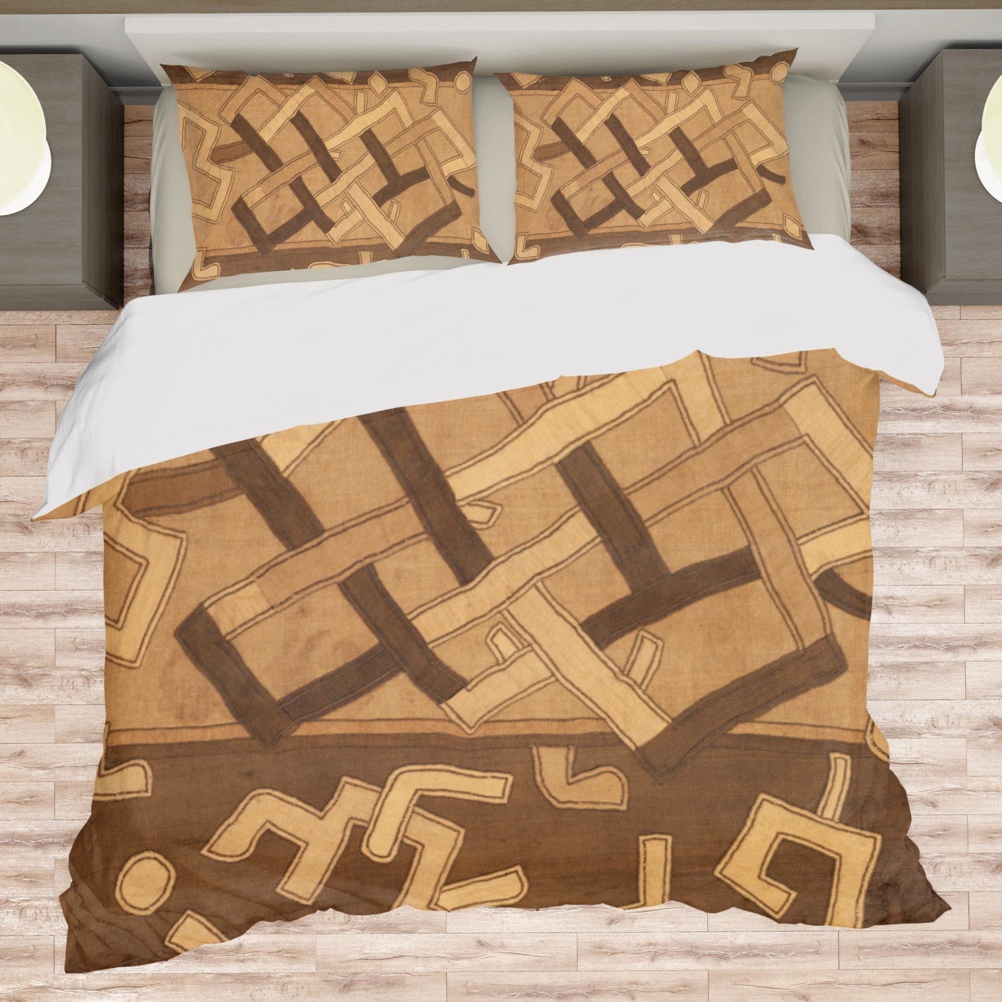 Bedding sets African Bedding Print Comforter Set | African Kuba-Cloth Mudcloth Traditional Afrocentric Comforter Set