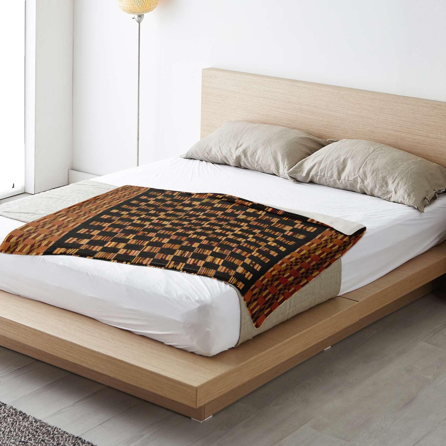 African Blanket: Kente Cloth Design (Ghana)