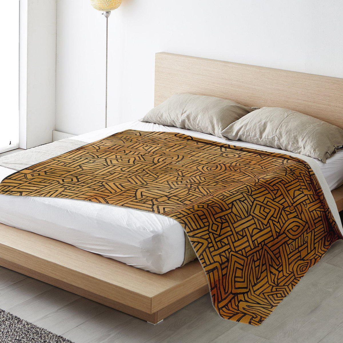 African Blanket: Traditional Kuba-Cloth Style