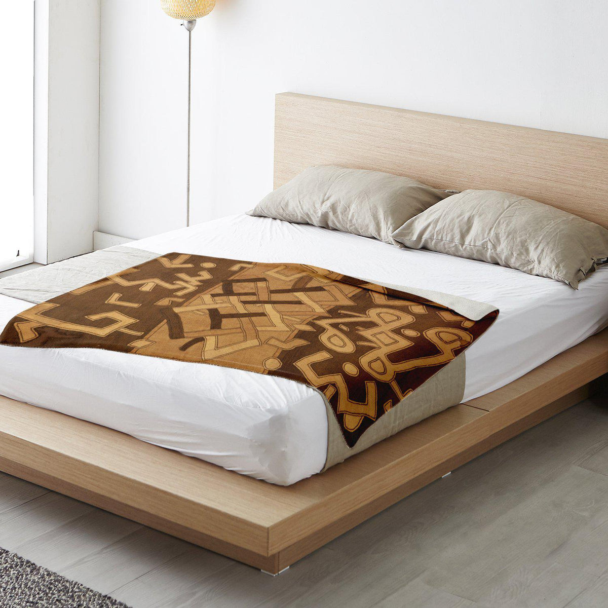 African-Style Blanket, Kuba-Cloth Design (Central Africa)