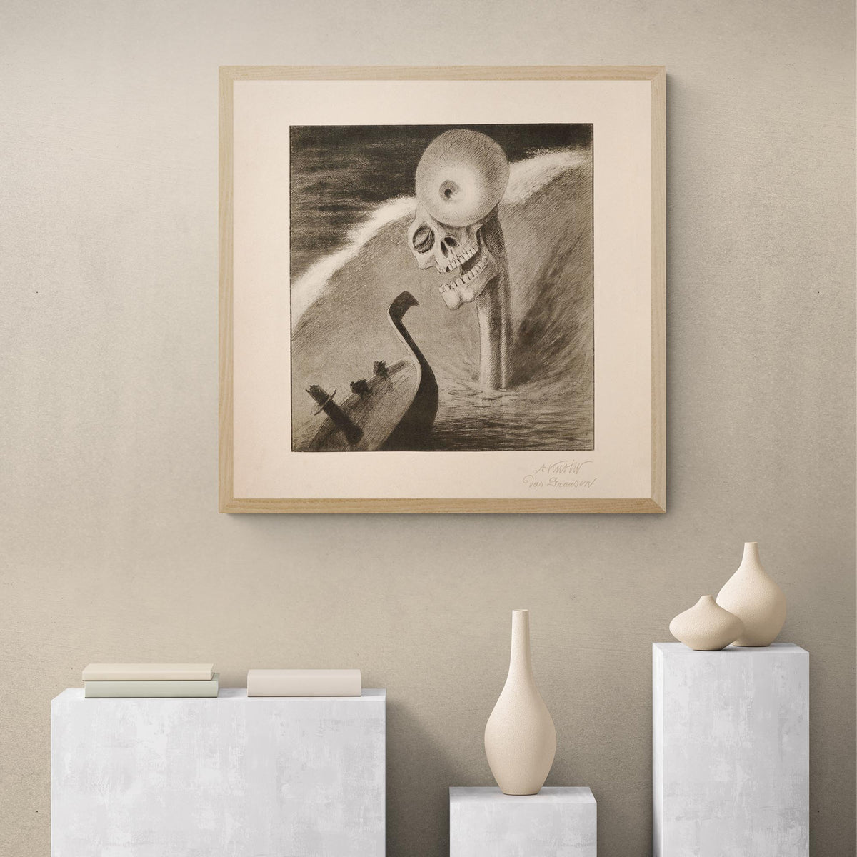 Alfred Kubin Oblivion | Symbolist Vintage Surrealist Fantasy Fine Art Print