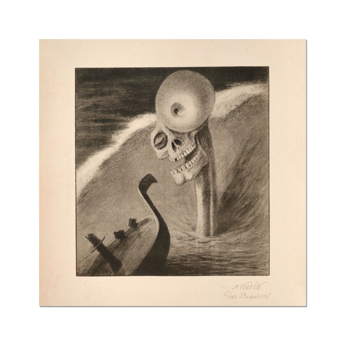 giclee Alfred Kubin Oblivion | Symbolist Vintage Surrealist Fantasy Fine Art Print