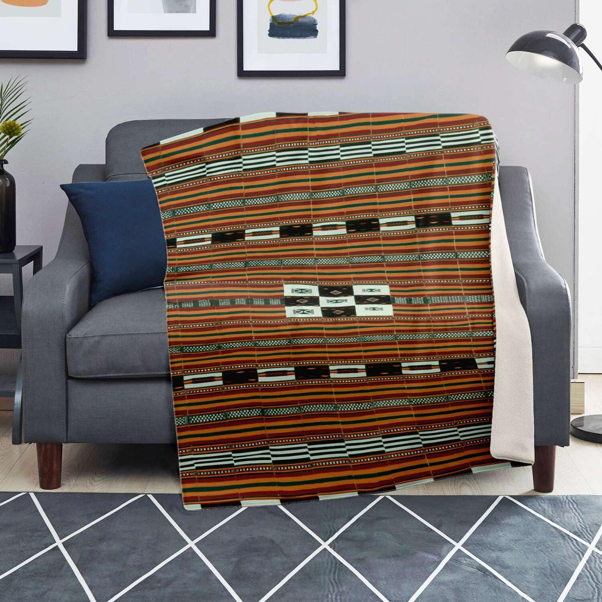 Antique African Blanket Design: Gao Culture, Timbuktu