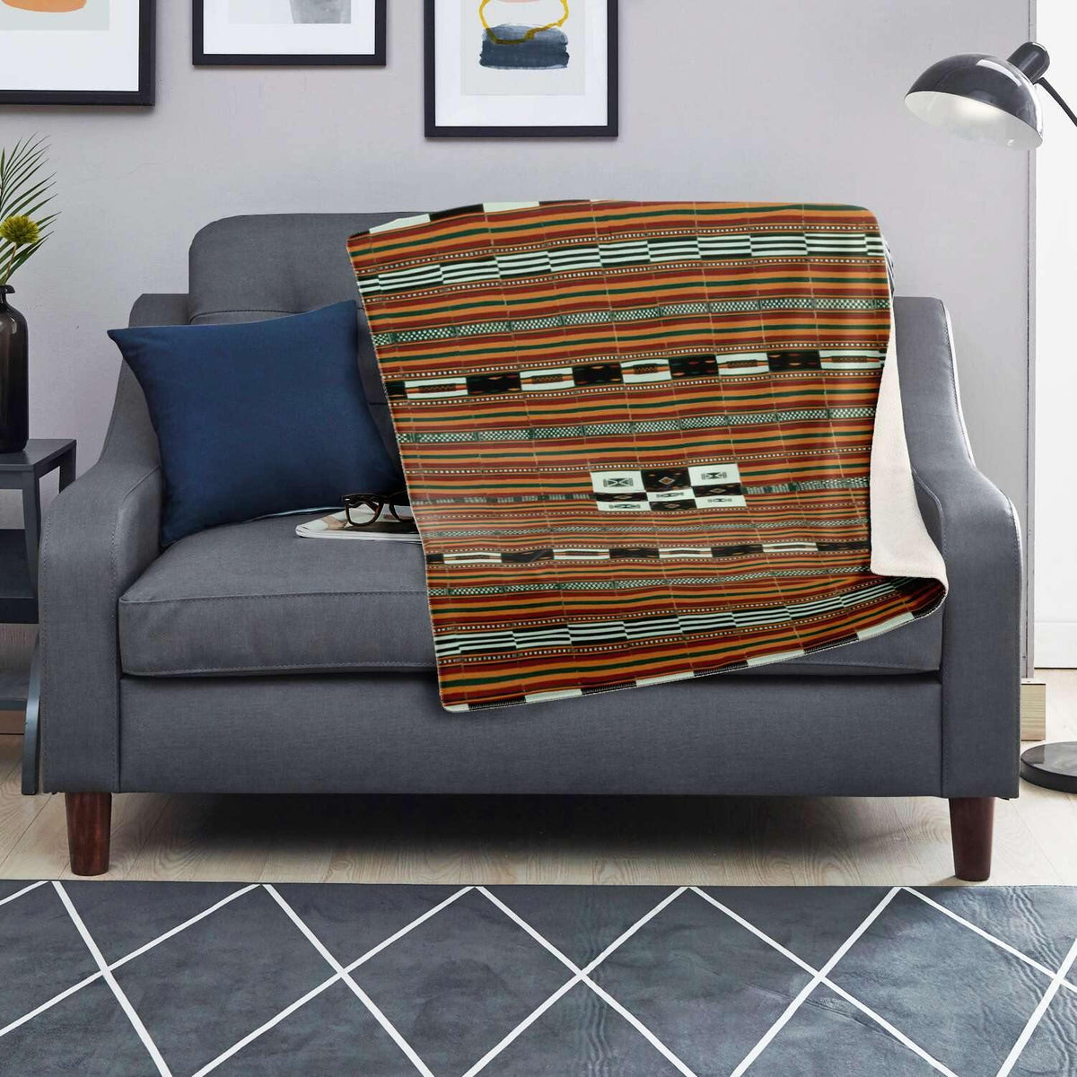 Antique African Blanket Design: Gao Culture, Timbuktu