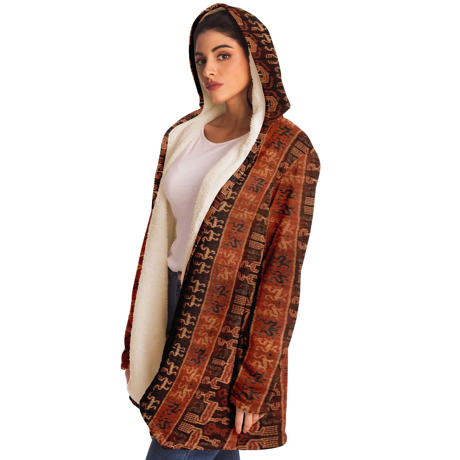 Antique Balinese Batik Unisex Dream Cloak Sacred Surreal