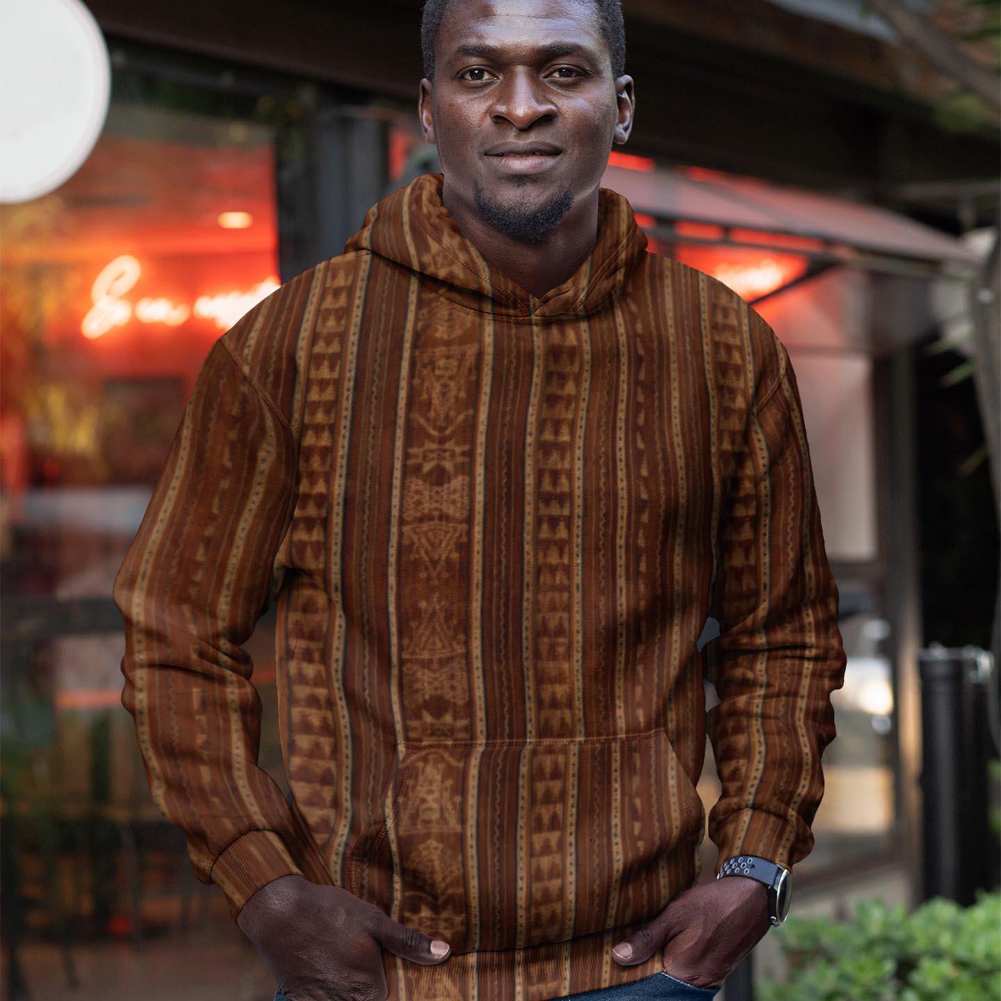 Antique-Ikat Inspired | Unisex Tribal Hoodie