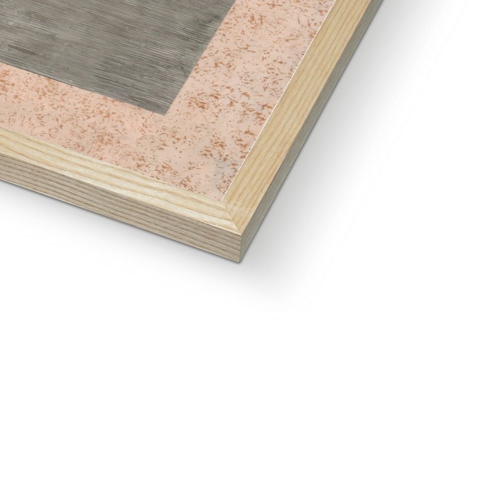 Framed Antique Indian Mythological Tiger Woman (Yali) | Indian Hindu Vedic Om Cat Gift Framed Art Print