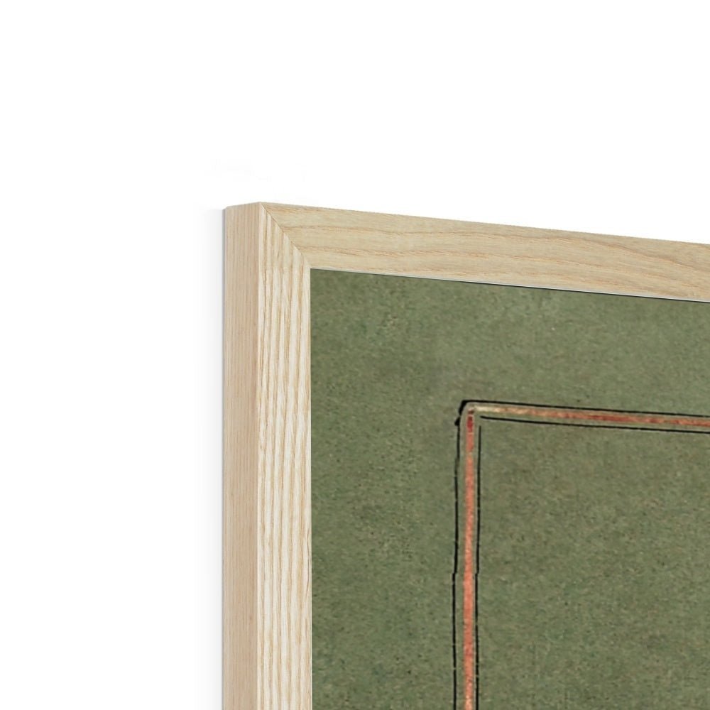 Arabic Poem of Divine Love | Vassal-i Shirazi Islamic Calligraphy | 19th Century Abstract Sufi (Rumi) Muslim Framed Art Print