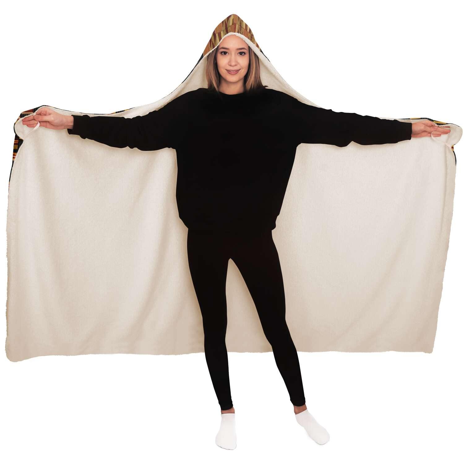 Asante Culture Inspired Hooded Blanket