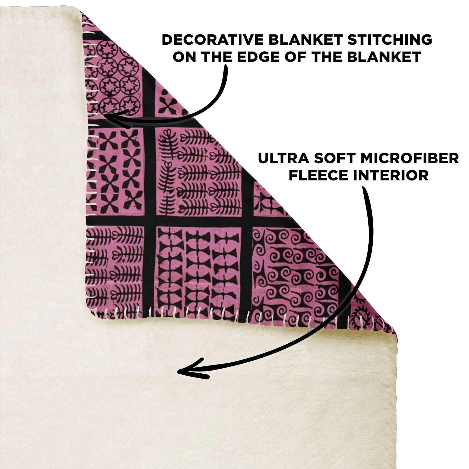Ashante Culture Traditional Design (Ghana) | African Fleece Blanket