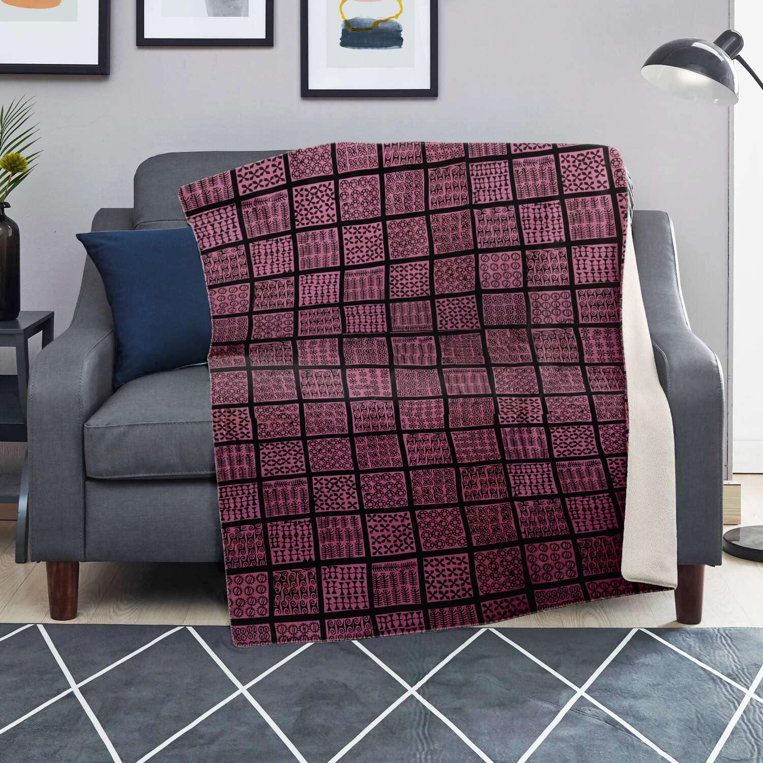 Ashante Culture Traditional Design (Ghana) | African Fleece Blanket