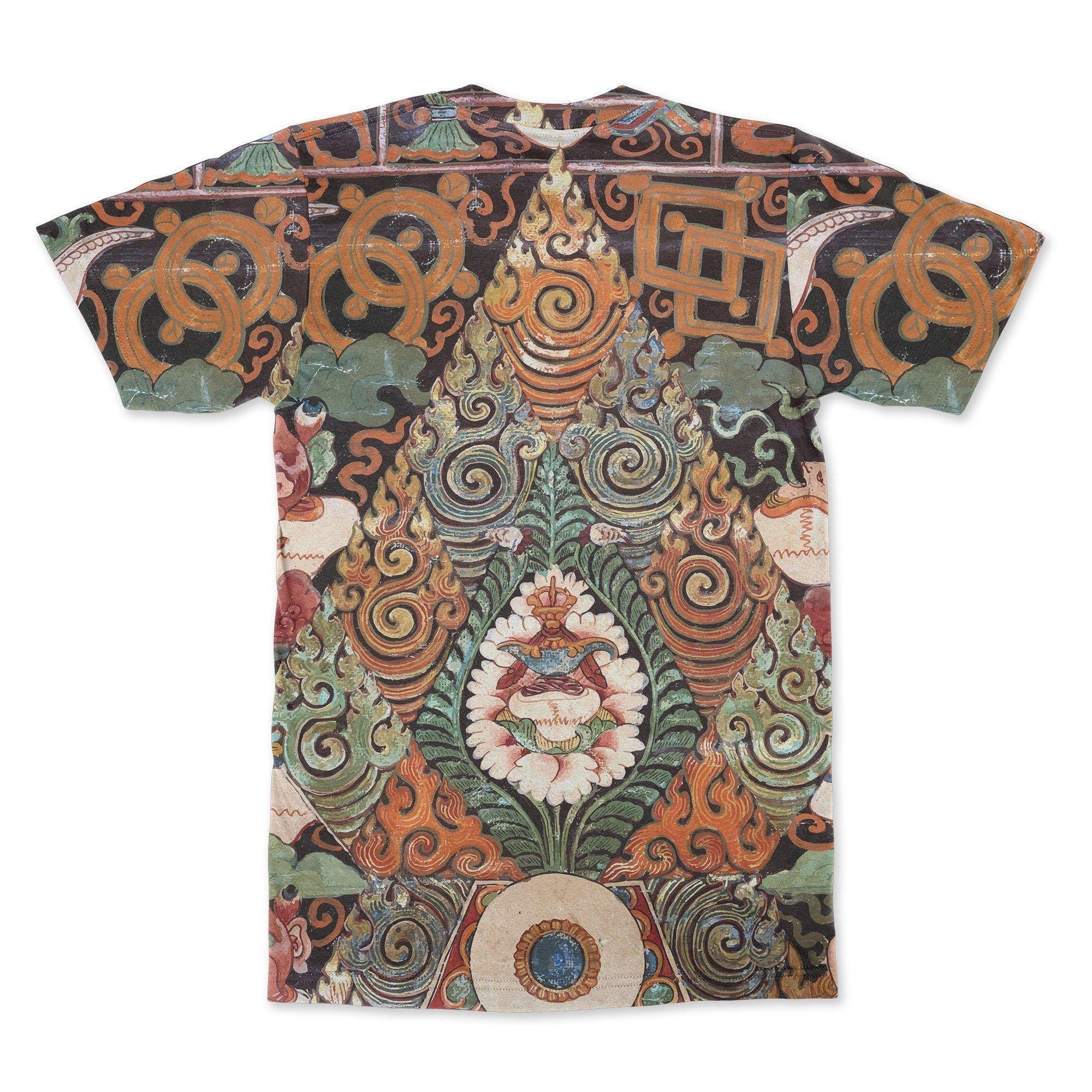AOP T-Shirt Attributes of rDo-rje Jigs-byed Tibetan Buddhist Vintage T-Shirt
