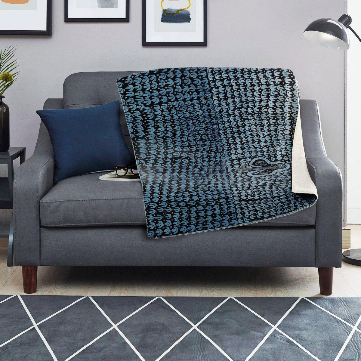 BAMANA ANTIQUE DESIGN (MALI) | African Fleece Blanket