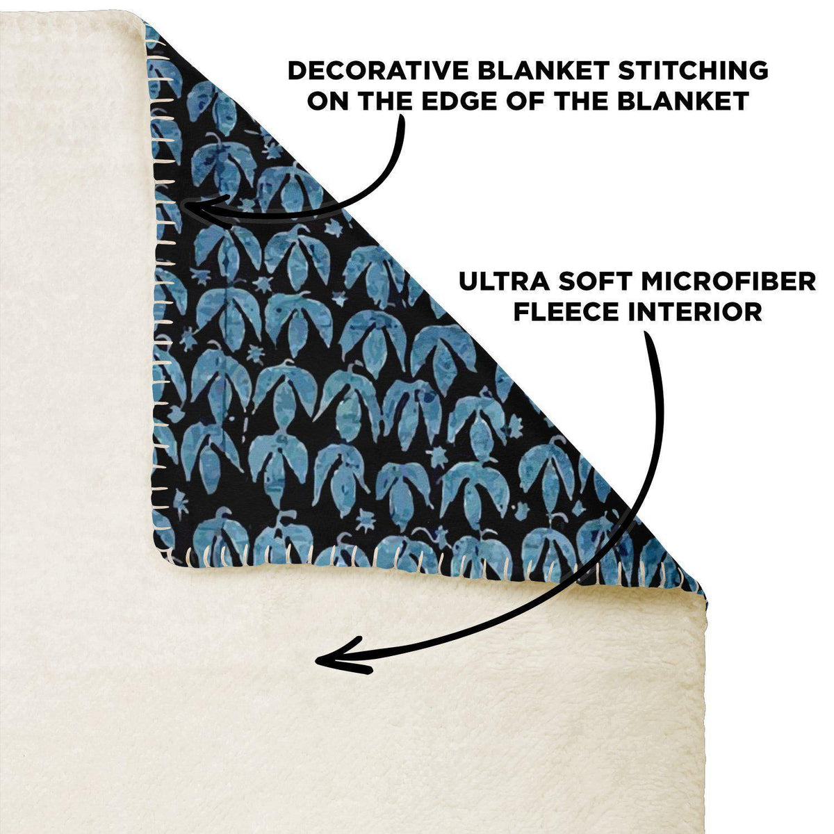 BAMANA ANTIQUE DESIGN (MALI) | African Fleece Blanket