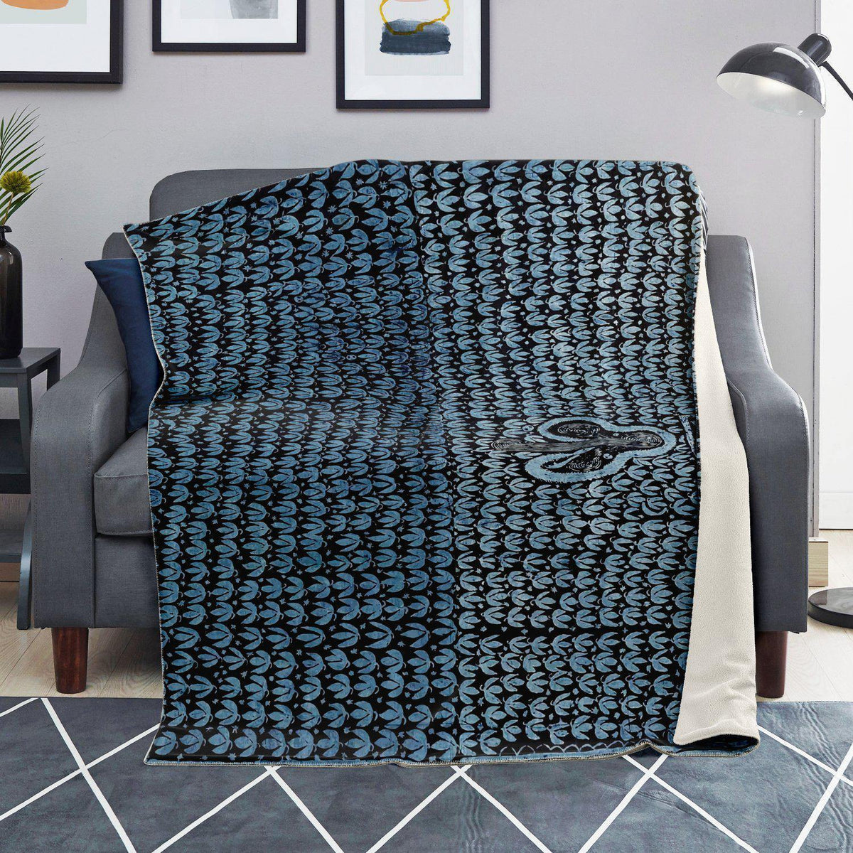 BAMANA ANTIQUE DESIGN (MALI) | African Fleece Blanket