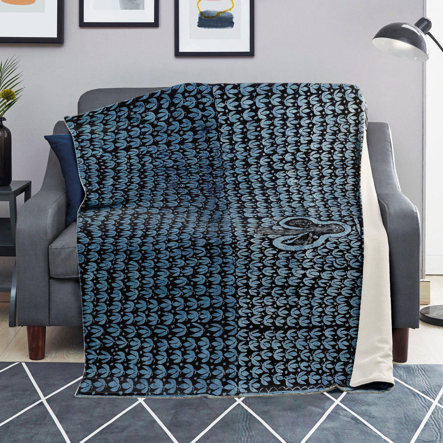 BAMANA ANTIQUE DESIGN (MALI) | African Fleece Blanket