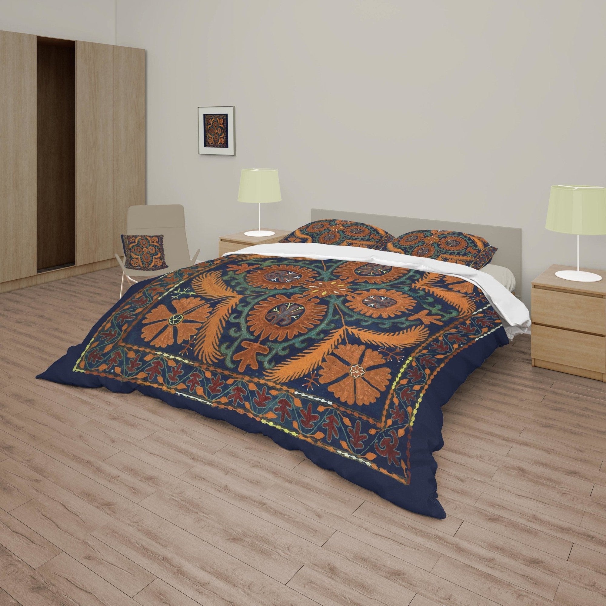 Bedding sets US Full Bedding Set: 19th-Century Kyrgyz Traditional Design