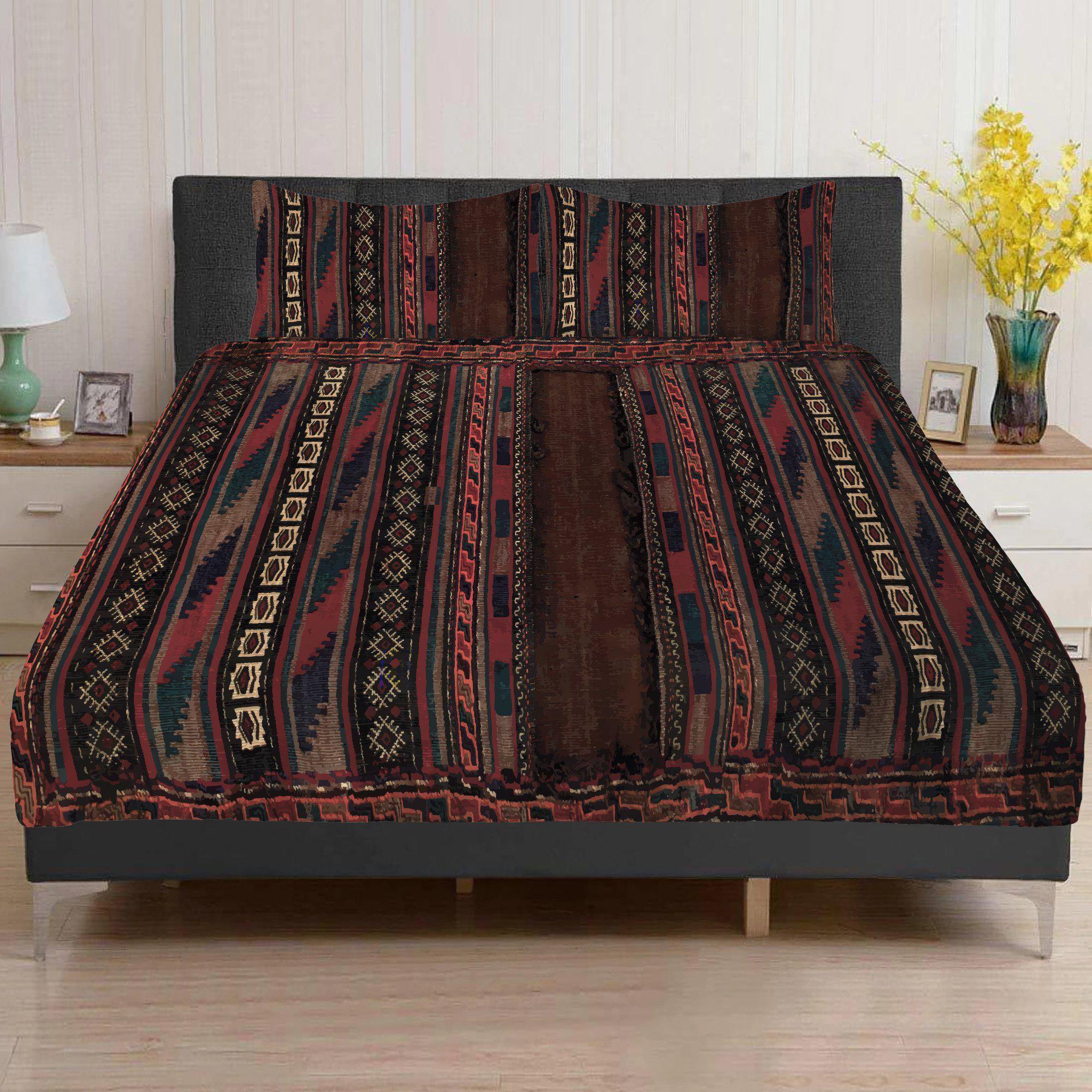 Bedding sets US Full Bedding Set, Antique Afghan Camel Bag Design