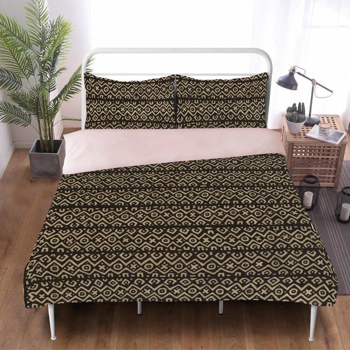 Bedding Set, Bogolan Mali African Design