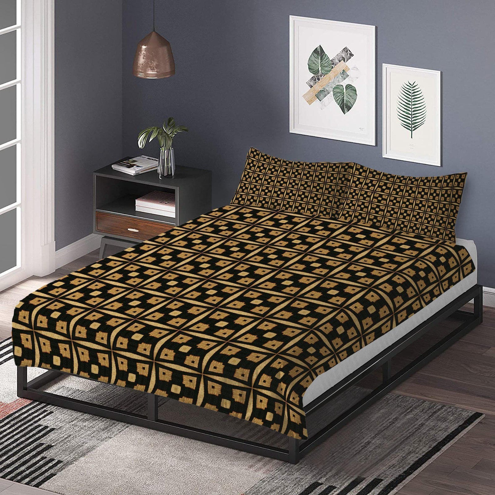 Bedding Set, Bogolan Mali African Design