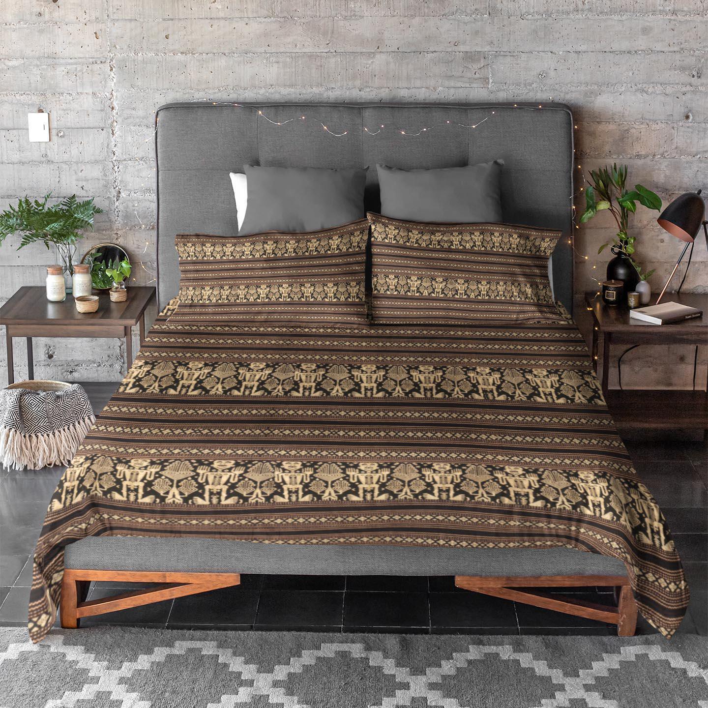 Bedding sets Bedding Set, Indonesian Ikat Traditional Design