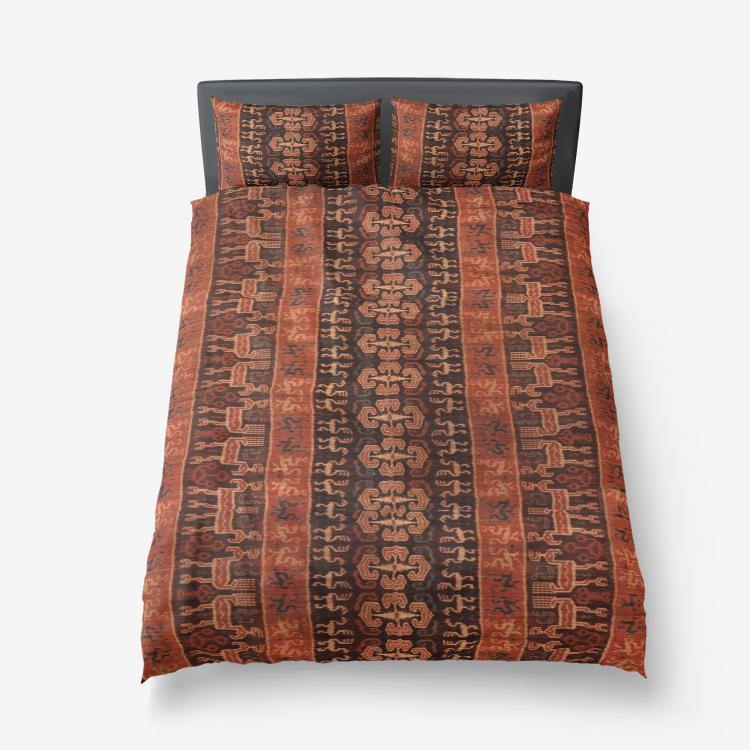 Bedding Set, Indonesian Ikat Traditional Design