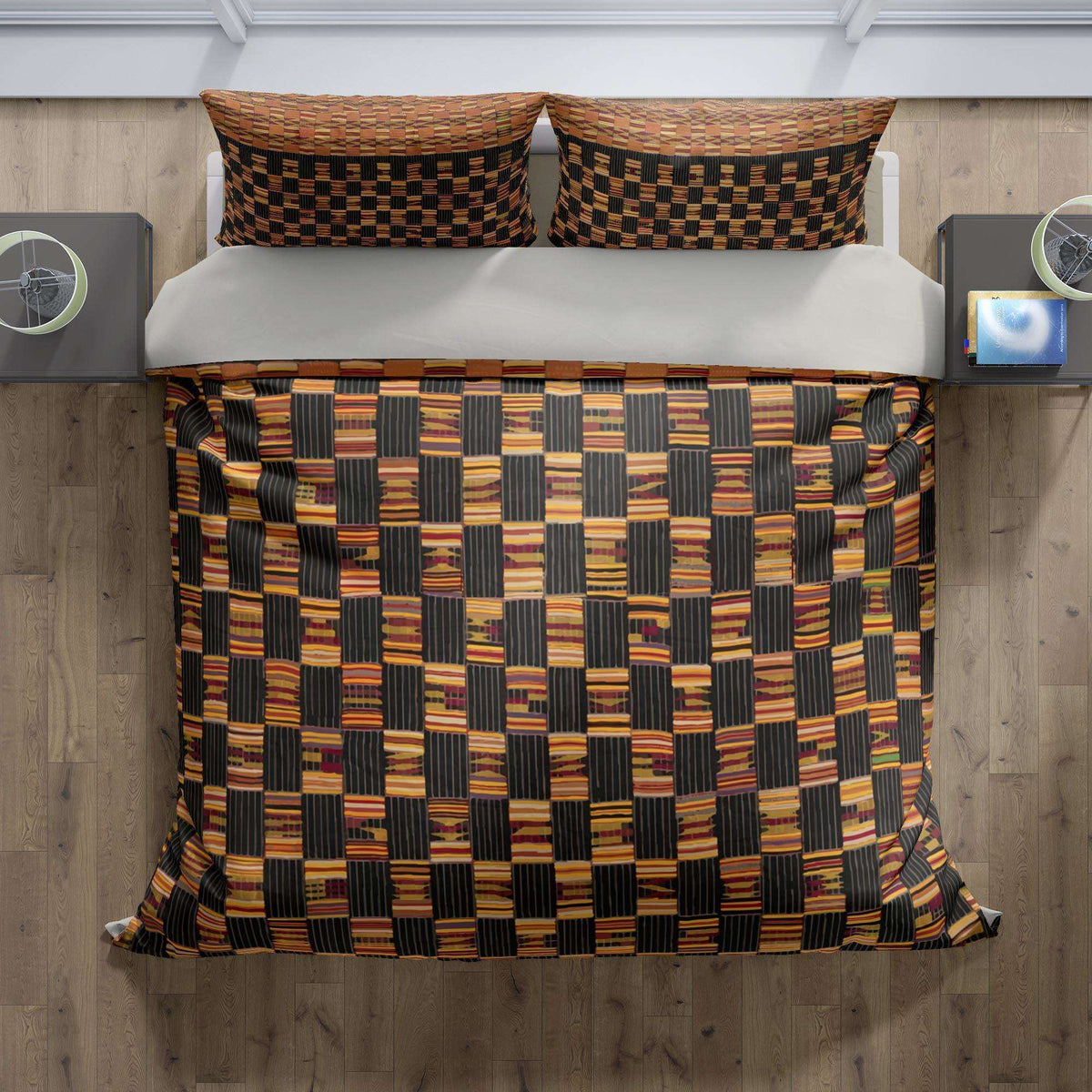 Bedding Set, Kente-Cloth African Inspired Design