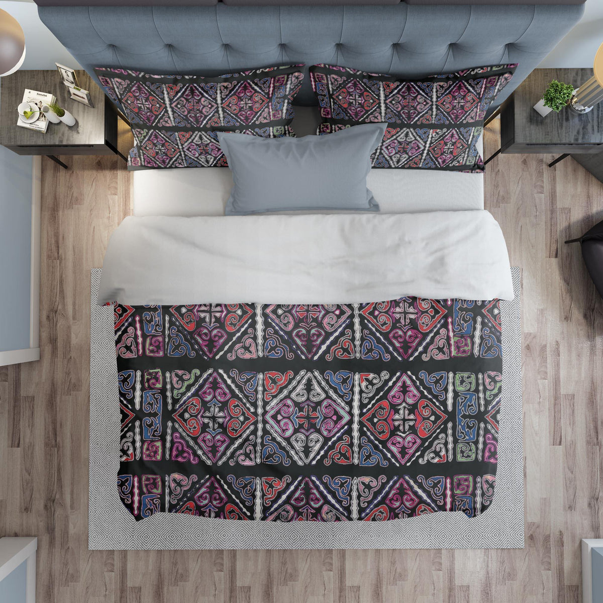 Bedding sets US Full Bedding Set, Miao Culture Traditional Design