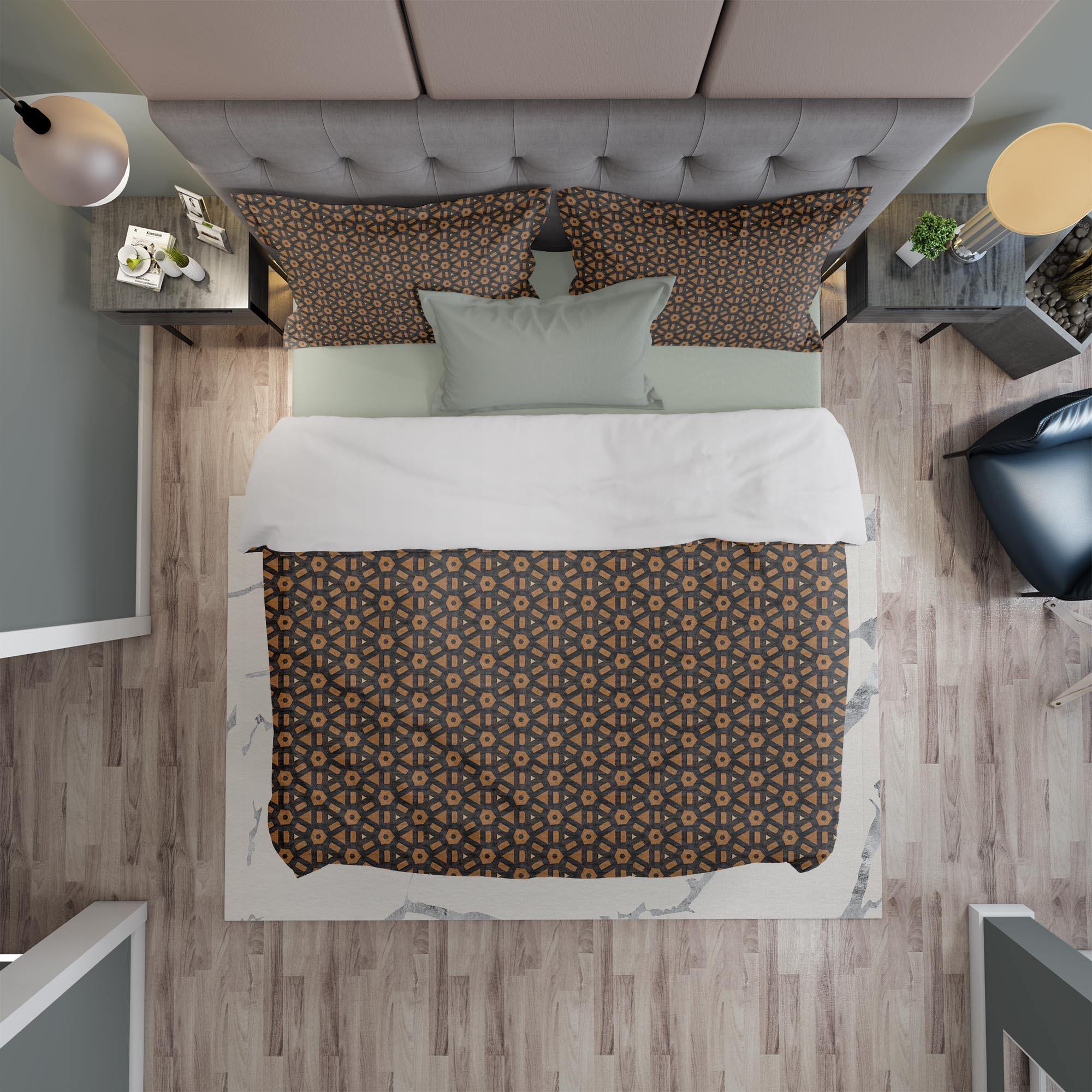 Bedding sets Bedding Set, Modern Bogolan Inspired Design