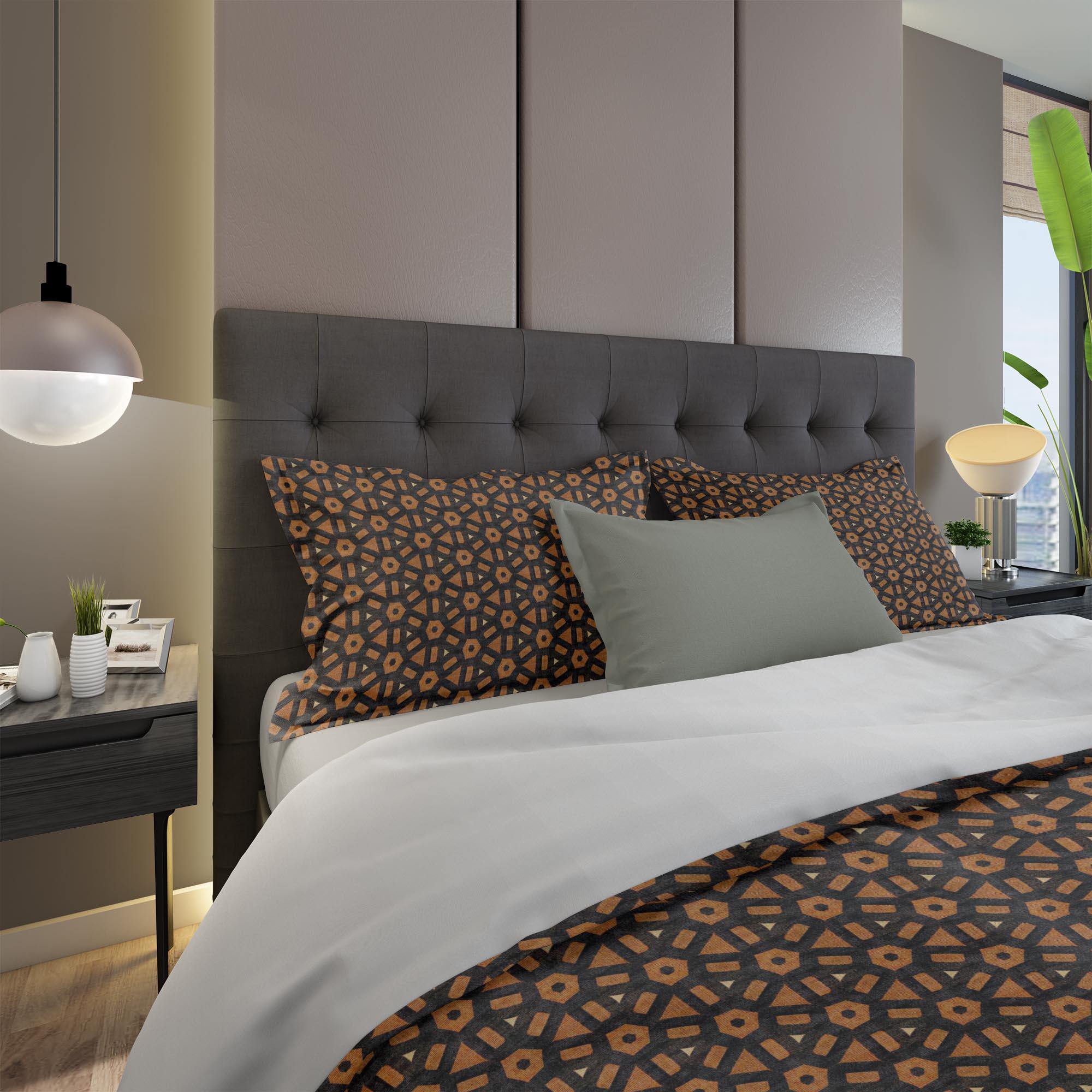 Bedding sets US Full Bedding Set, Modern Bogolan Inspired Design