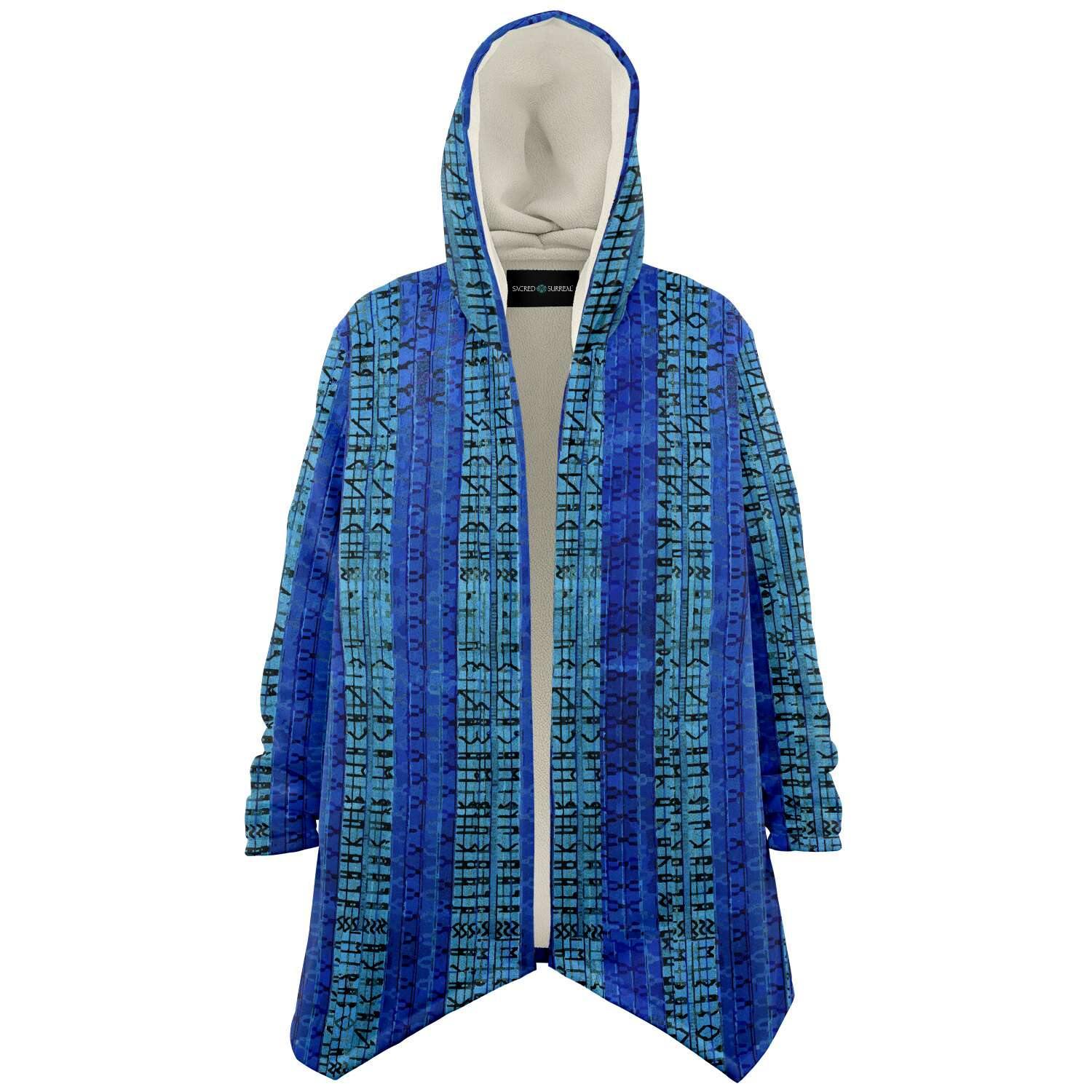 Dream Cloak XS Blue Glitch Modern Cloak